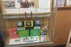 K of C Display at Henry Inman Branch Library